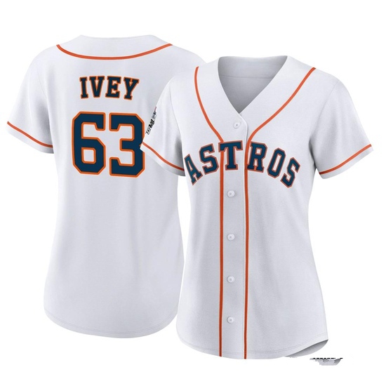 Women's Tyler Ivey Houston Astros Replica White 2022 World Series Home Jersey