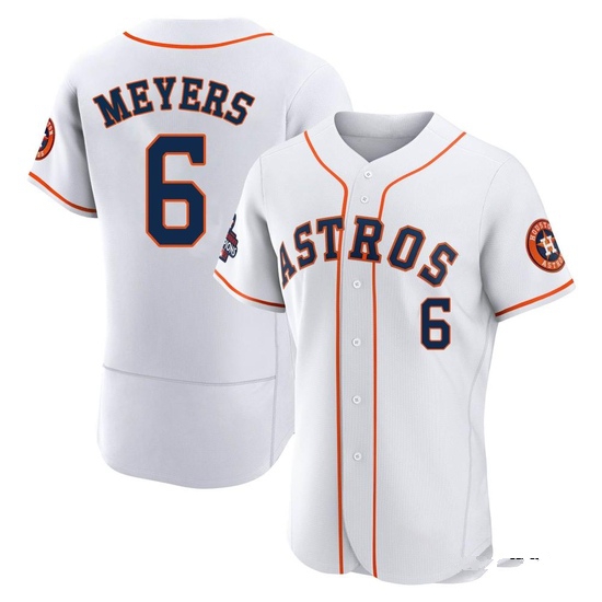 Men's Jake Meyers Houston Astros Authentic White 2022 World Series Champions Home Jersey