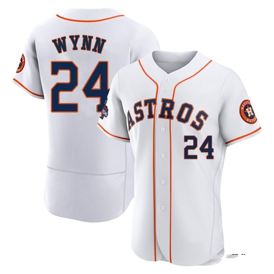 Men's Jimmy Wynn Houston Astros Authentic White 2022 World Series Champions Home Jersey