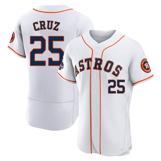 Men's Jose Cruz Jr. Houston Astros Authentic White 2022 World Series Champions Home Jersey