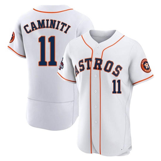 Men's Ken Caminiti Houston Astros Authentic White 2022 World Series Champions Home Jersey