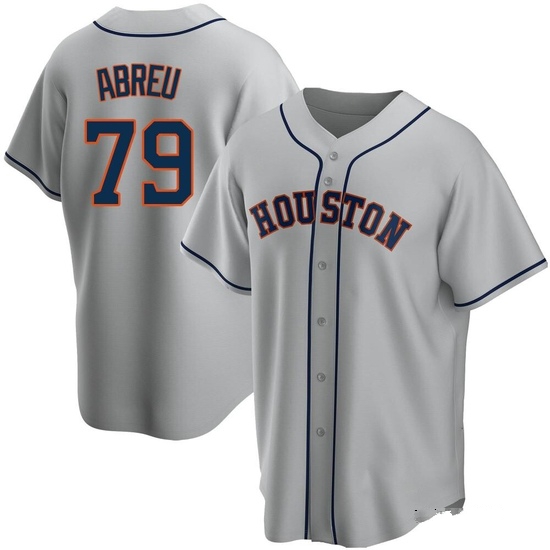 Men's Jose Abreu Houston Astros Replica Gray Road Jersey