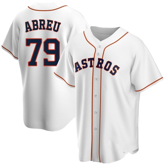 Men's Jose Abreu Houston Astros Replica White Home Jersey