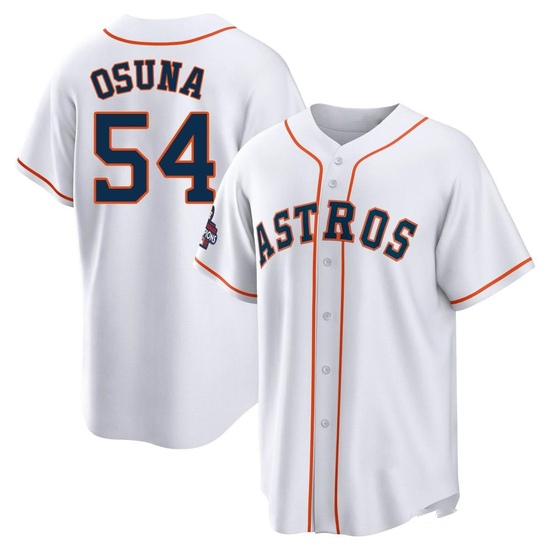 Men's Roberto Osuna Houston Astros Replica White 2022 World Series Champions Home Jersey