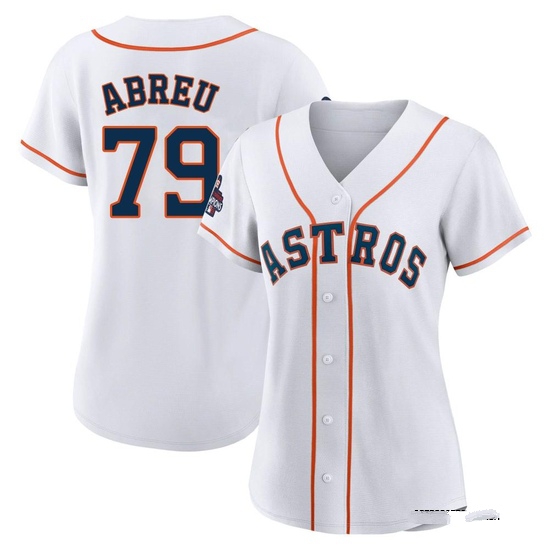 Women's Jose Abreu Houston Astros Replica White 2022 World Series Champions Home Jersey