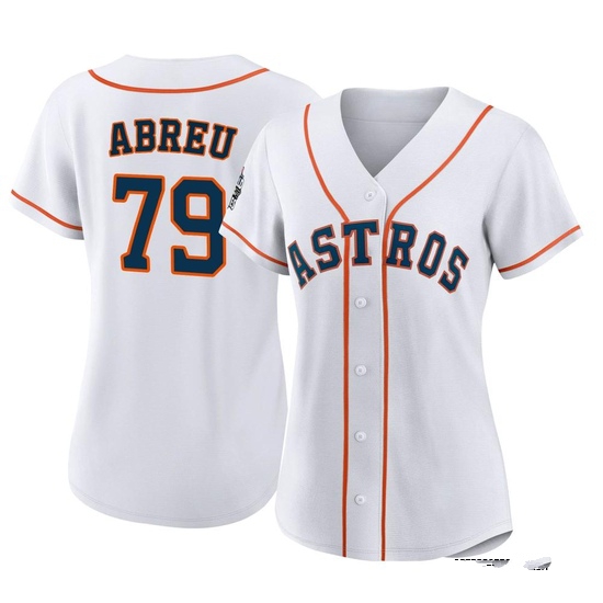 Women's Jose Abreu Houston Astros Replica White 2022 World Series Home Jersey
