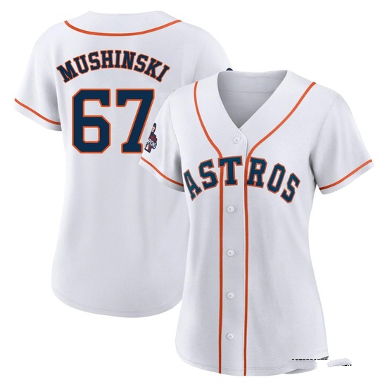 Women's Parker Mushinski Houston Astros Authentic White 2022 World Series Champions Home Jersey