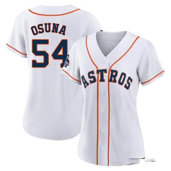 Women's Roberto Osuna Houston Astros Authentic White 2022 World Series Champions Home Jersey