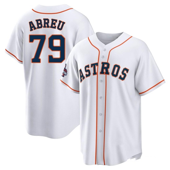 Youth Jose Abreu Houston Astros Replica White 2022 World Series Champions Home Jersey