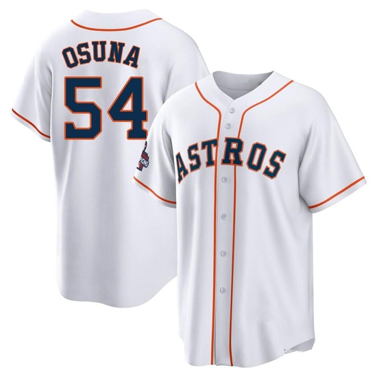 Youth Roberto Osuna Houston Astros Replica White 2022 World Series Champions Home Jersey