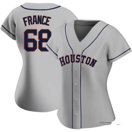 Women's J.P. France Houston Astros Replica Gray Road 2020 Jersey