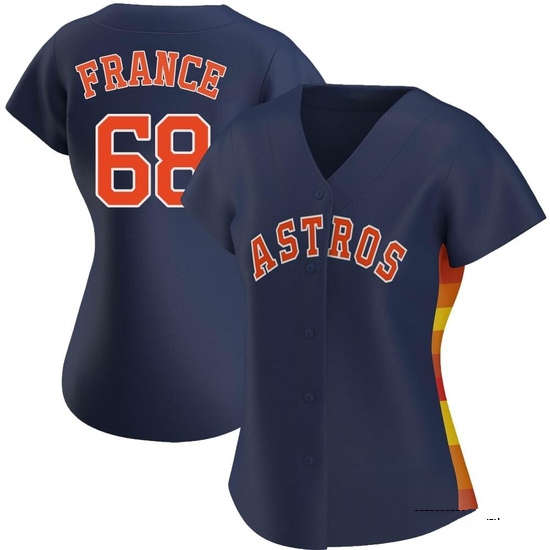 Women's J.P. France Houston Astros Replica Navy Alternate Jersey