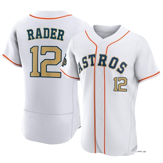 Men's Doug Rader Houston Astros Authentic Gold White 2023 Collection Jersey