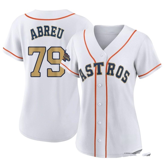 Women's Jose Abreu Houston Astros Replica Gold White 2023 Collection Jersey