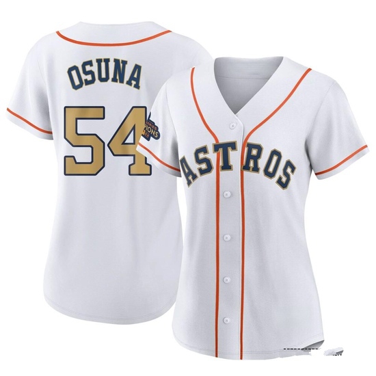 Women's Roberto Osuna Houston Astros Authentic Gold White 2023 Collection Jersey