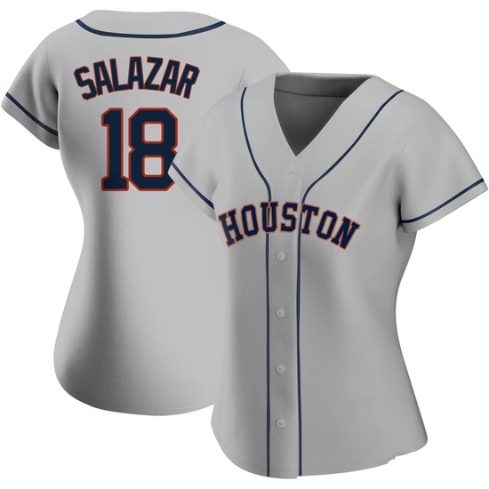 Women's Cesar Salazar Houston Astros Replica Gray Road 2020 Jersey