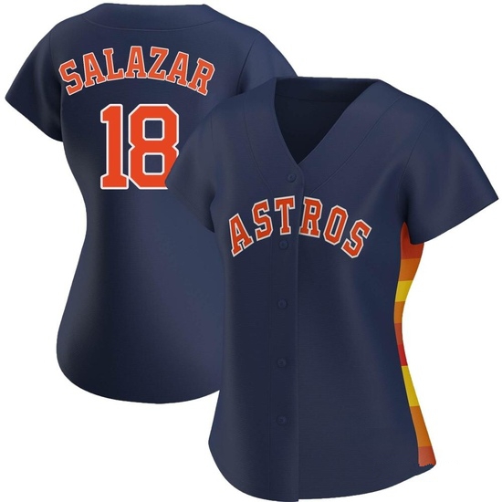 Women's Cesar Salazar Houston Astros Replica Navy Alternate Jersey
