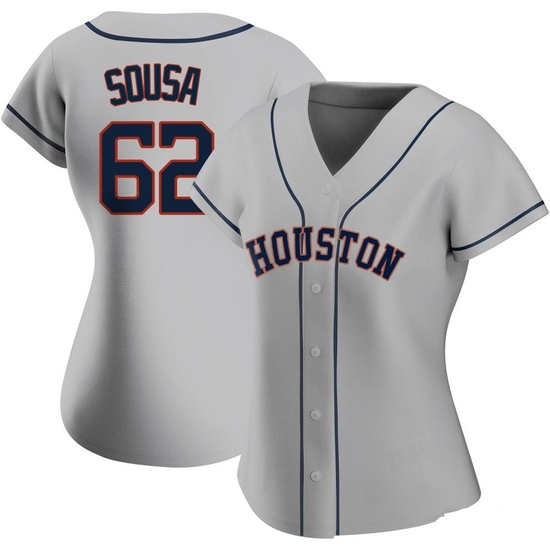 Women's Bennett Sousa Houston Astros Authentic Gray Road 2020 Jersey