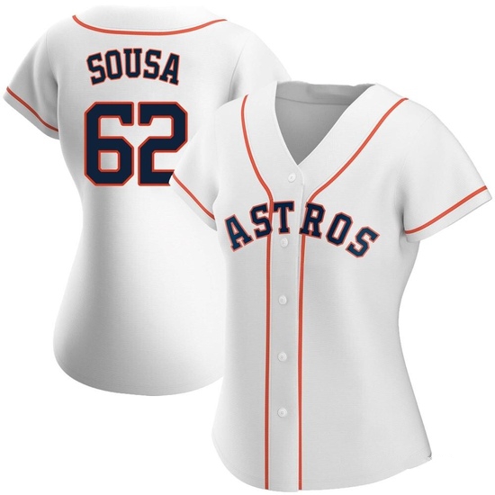 Women's Bennett Sousa Houston Astros Authentic White Home Jersey
