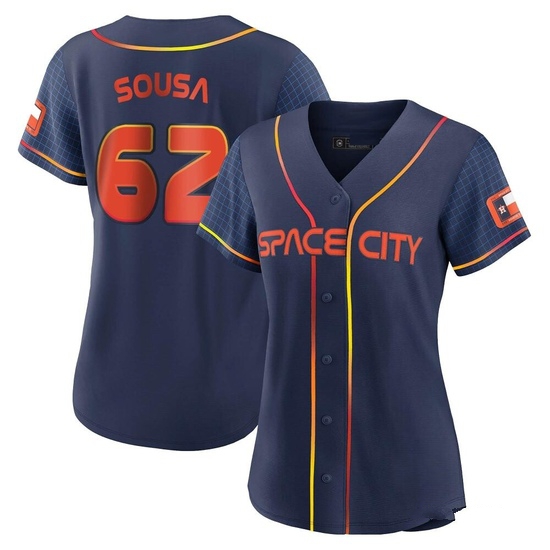 Women's Bennett Sousa Houston Astros Replica Navy 2022 City Connect Jersey
