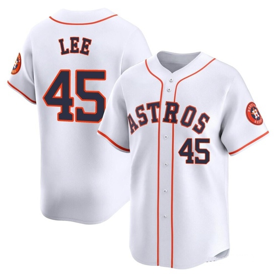 Men's Carlos Lee Houston Astros Limited White Home Jersey