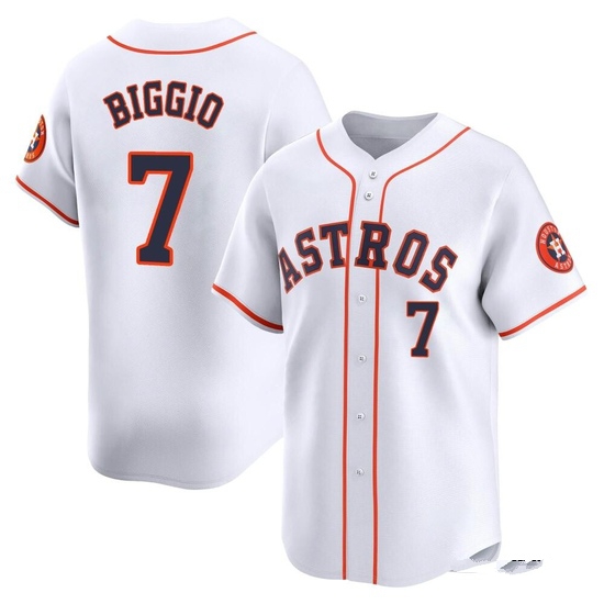 Men's Craig Biggio Houston Astros Limited White Home Jersey