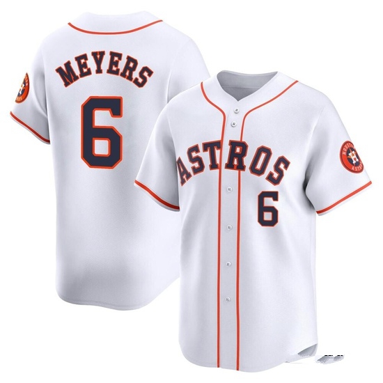 Men's Jake Meyers Houston Astros Limited White Home Jersey
