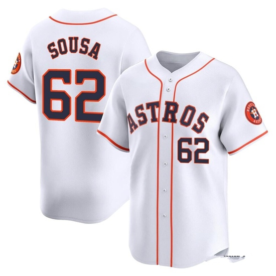 Youth Bennett Sousa Houston Astros Limited White Home Jersey