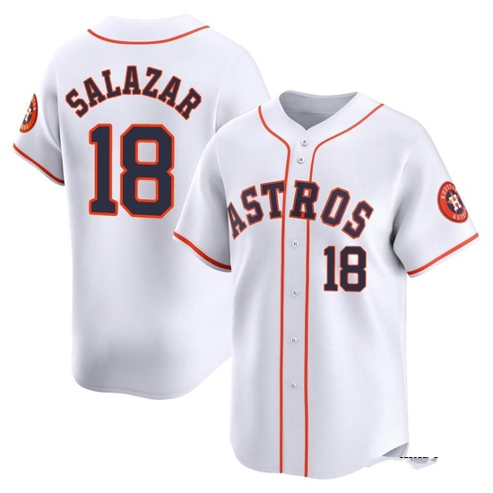 Youth Cesar Salazar Houston Astros Limited White Home Jersey