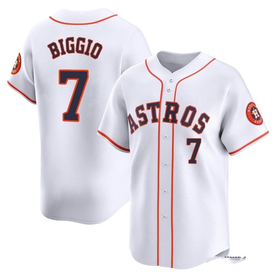 Youth Craig Biggio Houston Astros Limited White Home Jersey