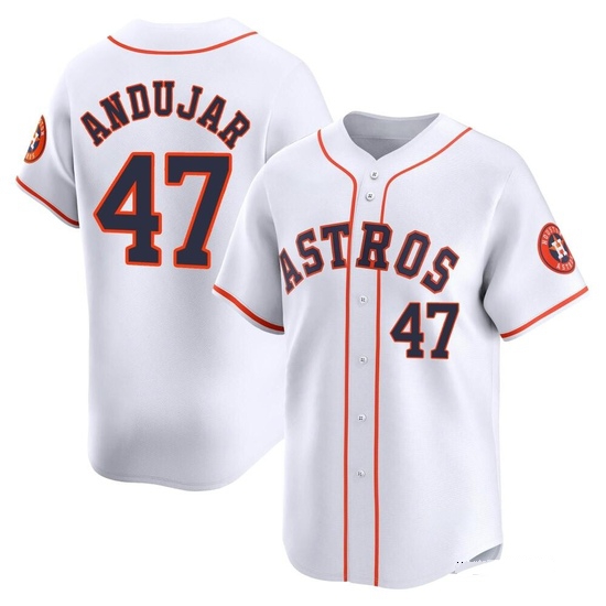 Men's Joaquin Andujar Houston Astros Limited White Home Jersey