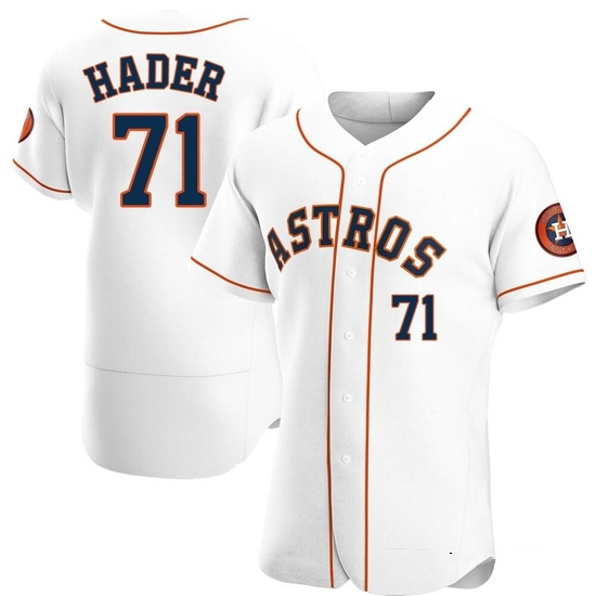 Men's Josh Hader Houston Astros Authentic White Home Jersey