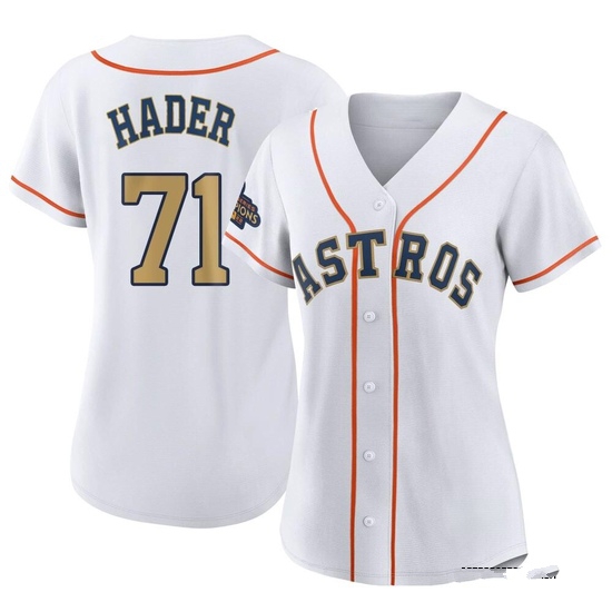 Women's Josh Hader Houston Astros Replica Gold White 2023 Collection Jersey