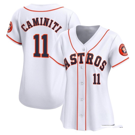 Women's Ken Caminiti Houston Astros Limited White Home Jersey