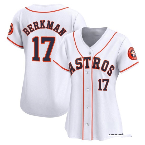 Women's Lance Berkman Houston Astros Limited White Home Jersey