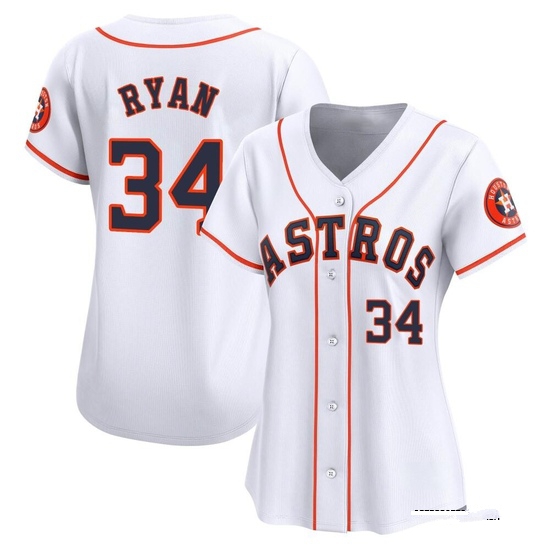 Women's Nolan Ryan Houston Astros Limited White Home Jersey