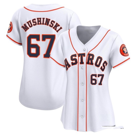 Women's Parker Mushinski Houston Astros Limited White Home Jersey