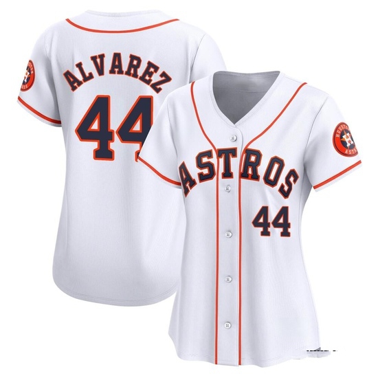 Women's Yordan Alvarez Houston Astros Limited White Home Jersey