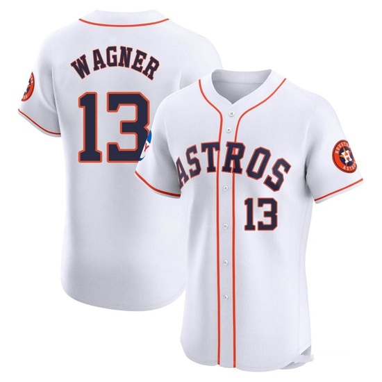 Men's Billy Wagner Houston Astros Elite White Home Patch Jersey