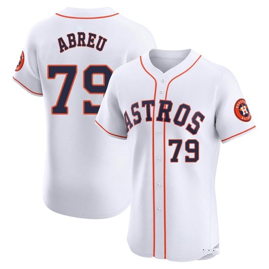 Men's Jose Abreu Houston Astros Elite White Home Jersey