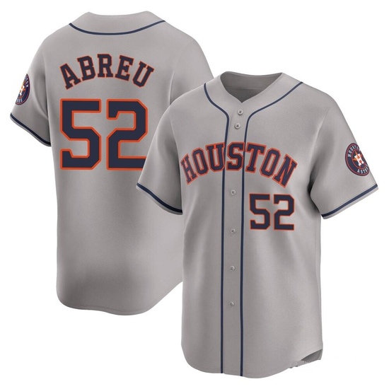 Men's Bryan Abreu Houston Astros Limited Gray Away Jersey