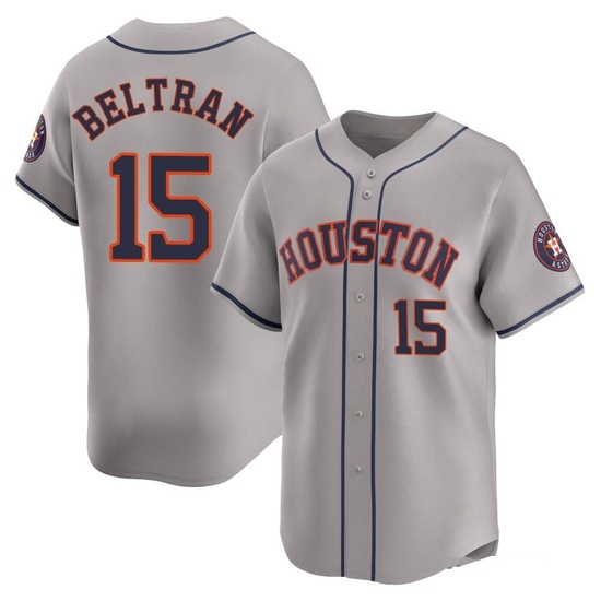 Men's Carlos Beltran Houston Astros Limited Gray Away Jersey