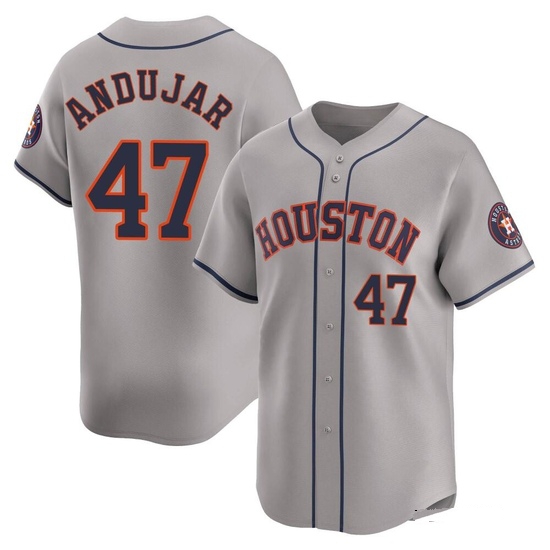 Men's Joaquin Andujar Houston Astros Limited Gray Away Jersey