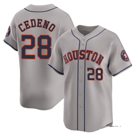 Youth Cesar Cedeno Houston Astros Limited Gray Away Jersey