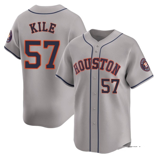 Youth Darryl Kile Houston Astros Limited Gray Away Jersey