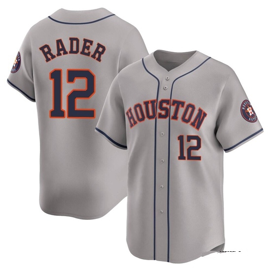 Youth Doug Rader Houston Astros Limited Gray Away Jersey