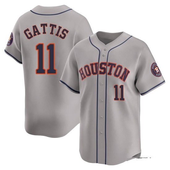 Youth Evan Gattis Houston Astros Limited Gray Away Jersey