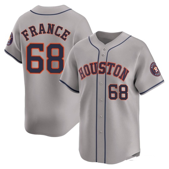 Youth J.P. France Houston Astros Limited Gray Away Jersey