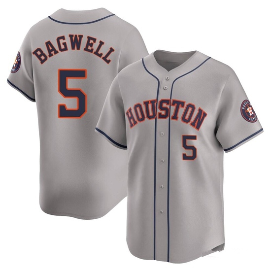Youth Jeff Bagwell Houston Astros Limited Gray Away Jersey