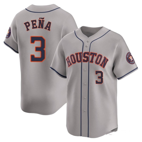 Youth Jeremy Pena Houston Astros Limited Gray Away Jersey